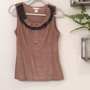 Esley Boutique Unique Shimmer Sleeveless Top Sz M
